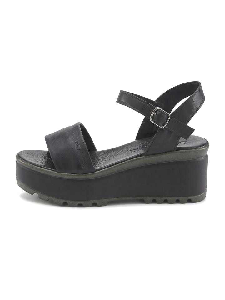 Sandalette in schwarz