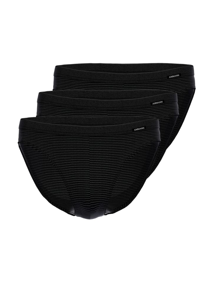 Slip / Unterhose Jeans Feinripp in Anthrazit