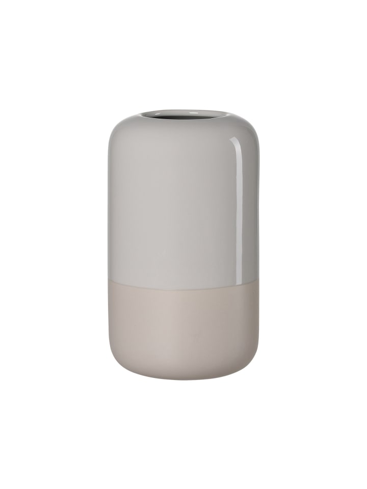 Vase Dome in Grau 25 cm