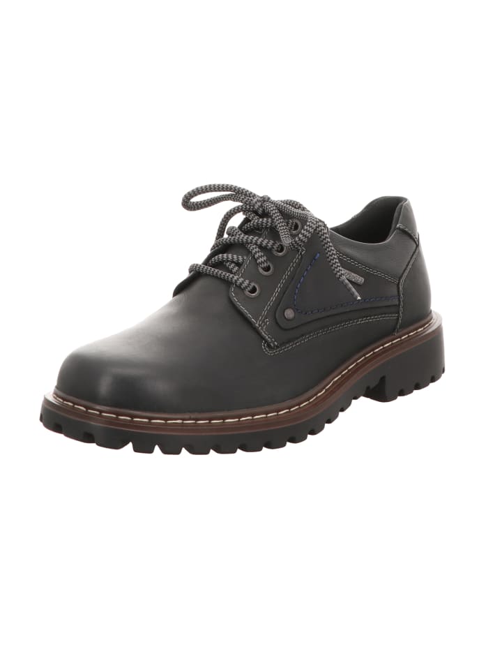 Schnürschuh in schwarz