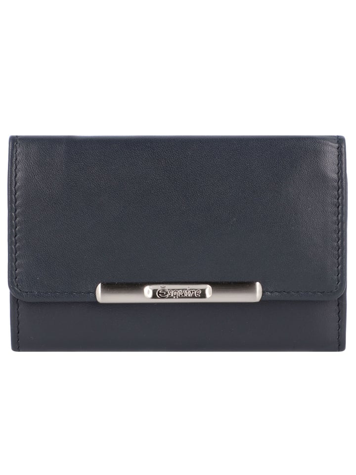 Helena Schlüsseletui Leder 10 cm blau
