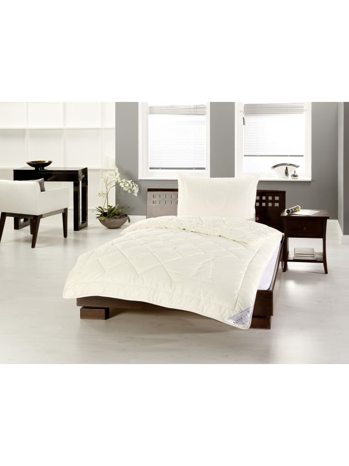 Duo-Steppbett Alpentraum 155x220 cm in natur