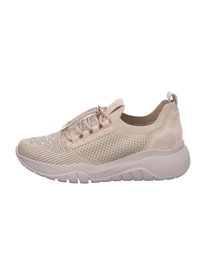 Sportliche Slipper in Beige