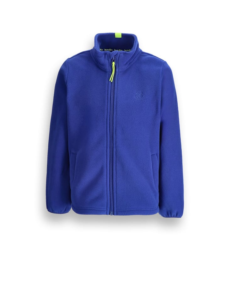 Sportpullover mit stehkragen in kobaltblau