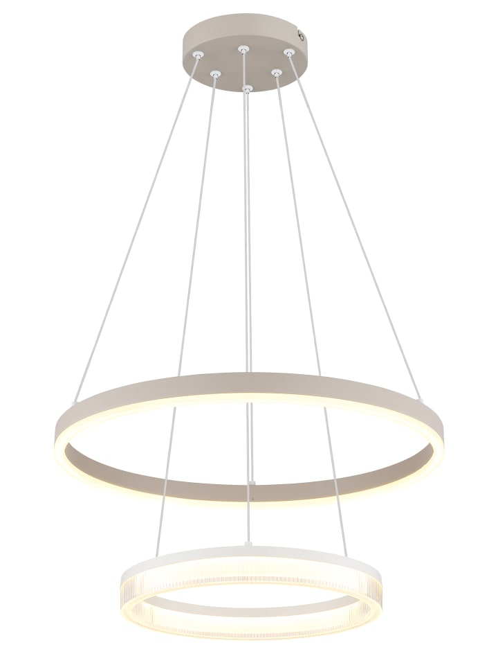 Hängeleuchte "ZARA" in beige