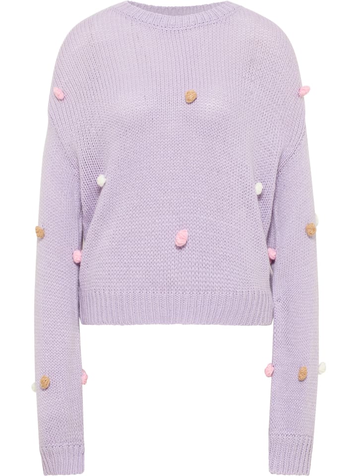 Damen Strickpullover in Helllila