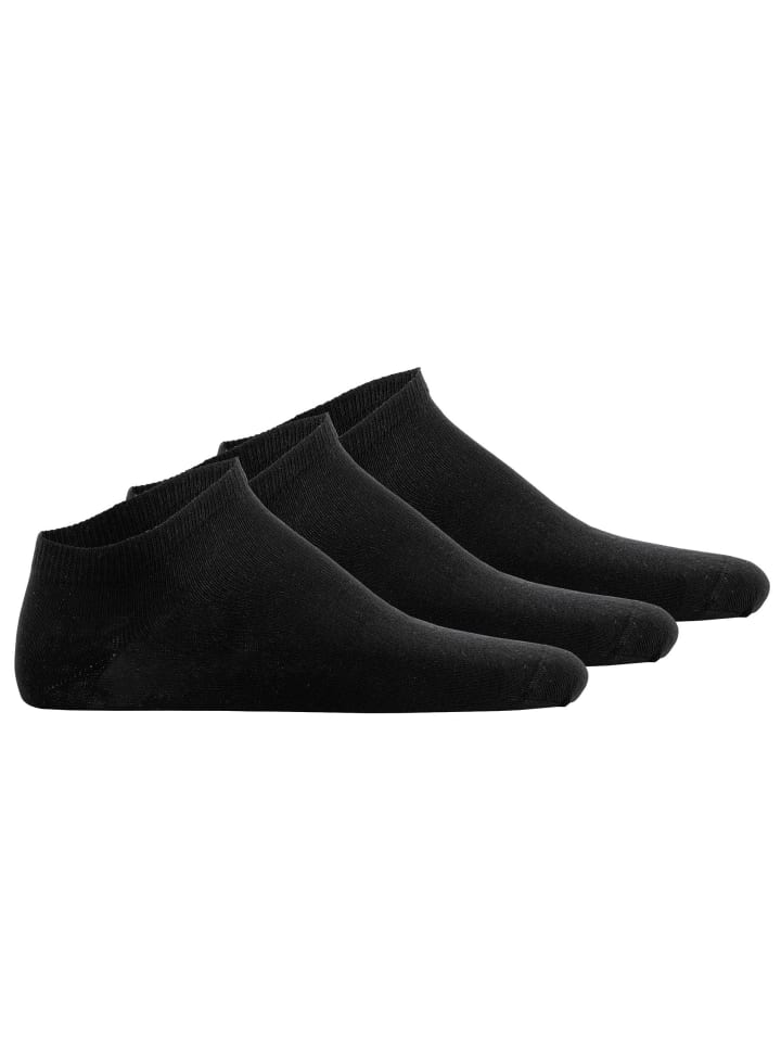 Socken 3er Pack in Schwarz