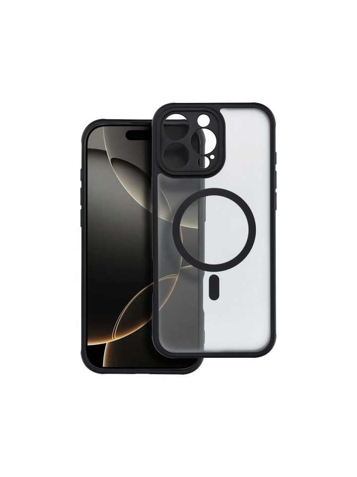 FULL MATTE MAG COVER Hülle MagSafe für iPhone 16 Pro in Schwarz