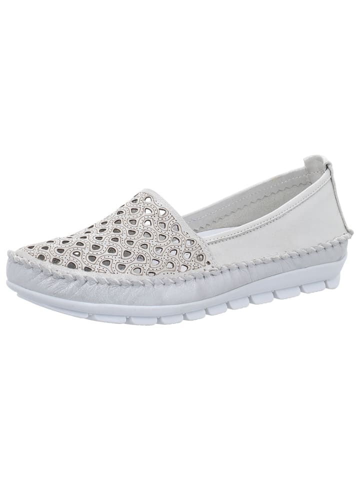 Sportlicher Slipper in weiß