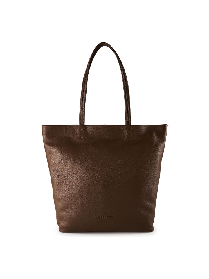 Hera II Shopper Tasche L Leder 38 cm safari