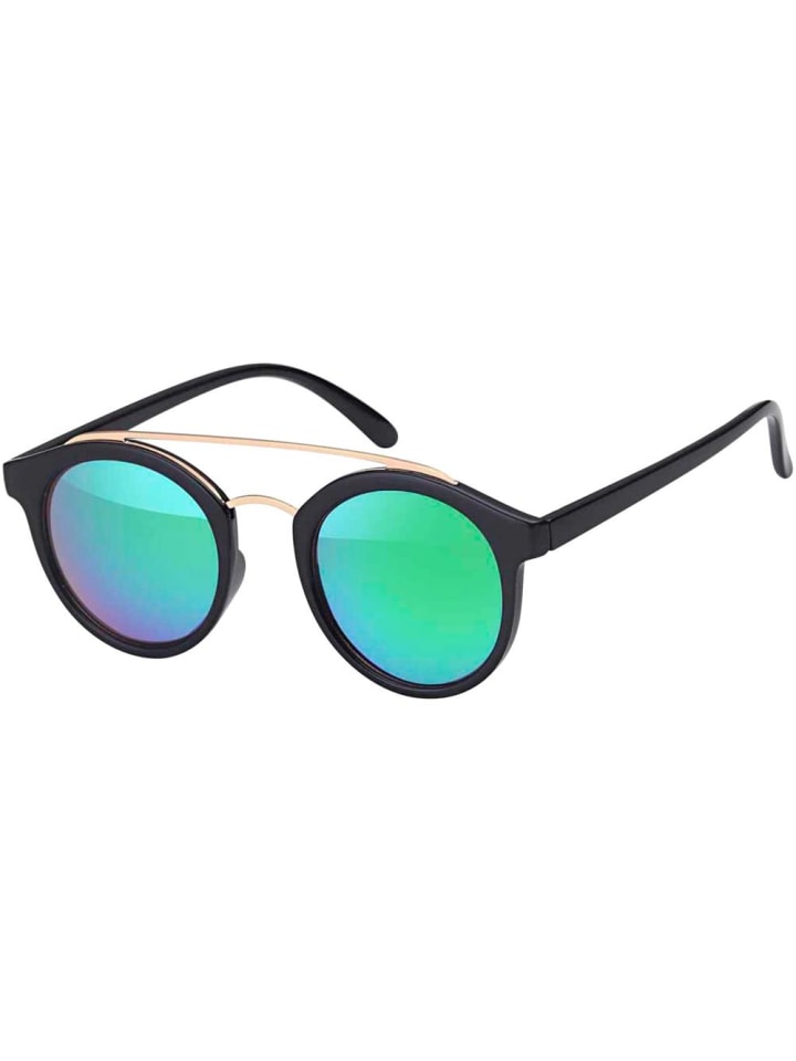 Sonnenbrille in Grün Schwarz