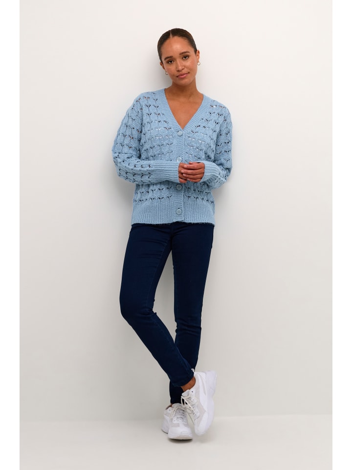 Strickjacke KAelena Regular fit in Faded Denim
