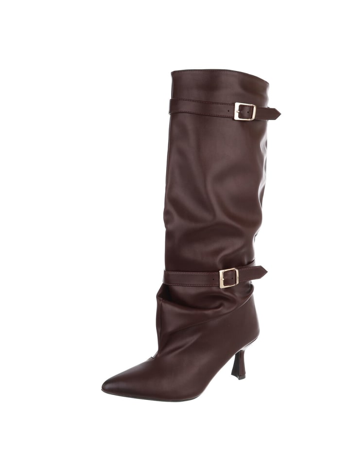 High Heel in Weinrot
