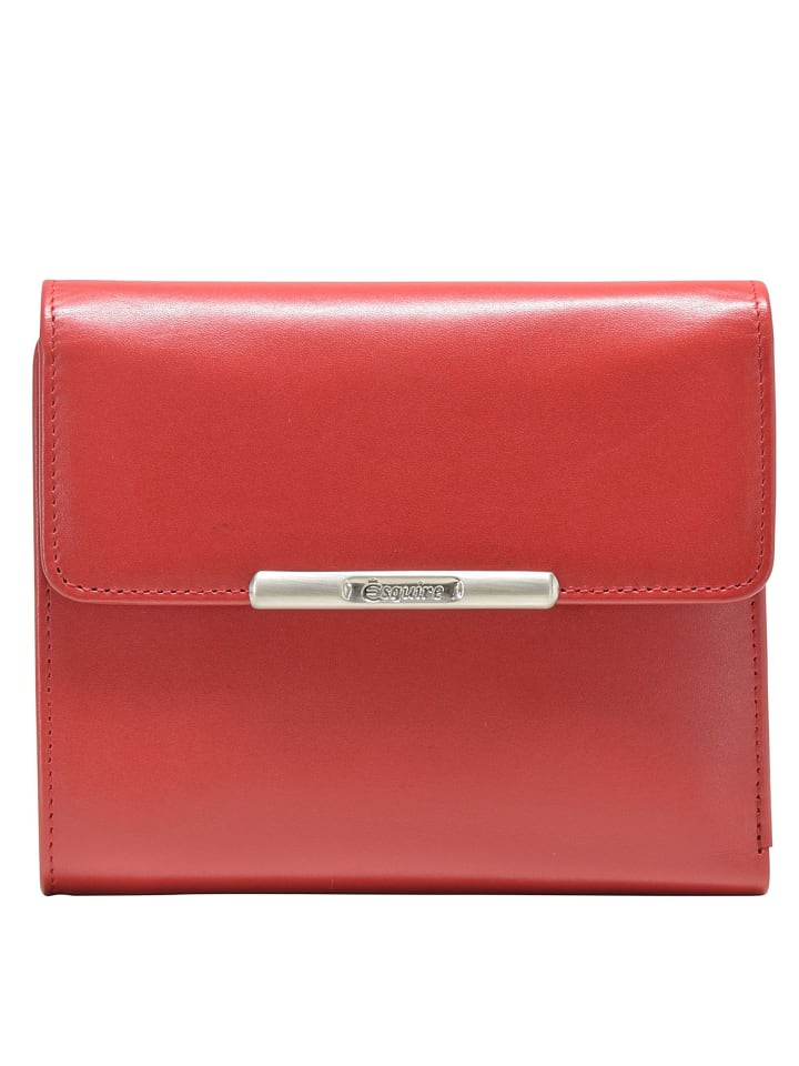 Helena Geldbörse Leder 12 cm rot