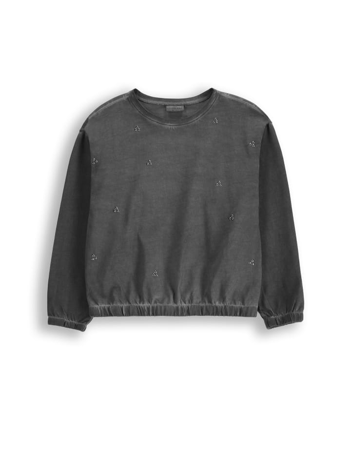 Langarmshirt in grau