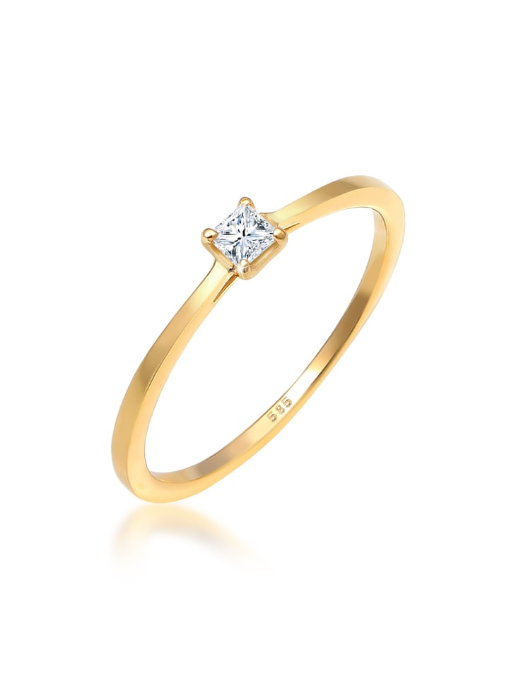 Ring 585 Gelbgold Verlobungsring in Gold