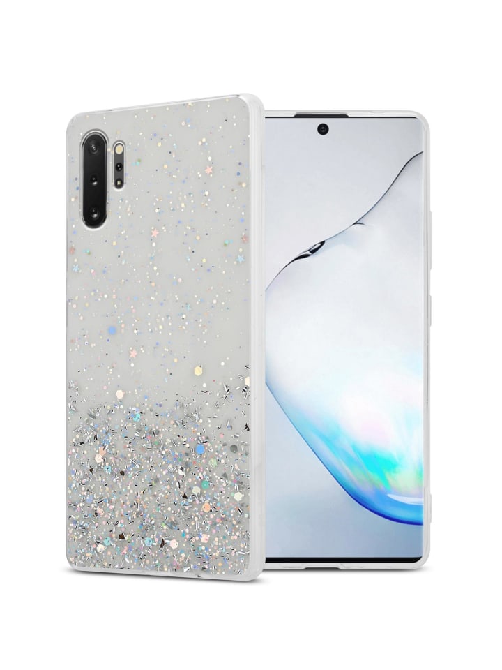 Hülle für Samsung Galaxy NOTE 10 PLUS Glitter in Transparent mit Glitter