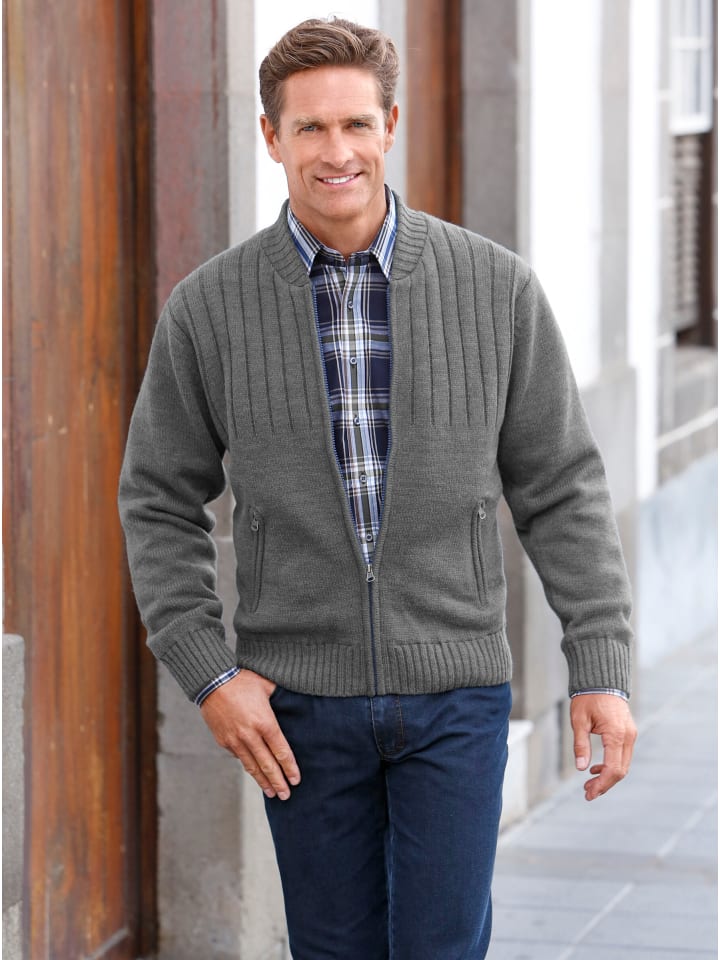 Strickjacke in grau
