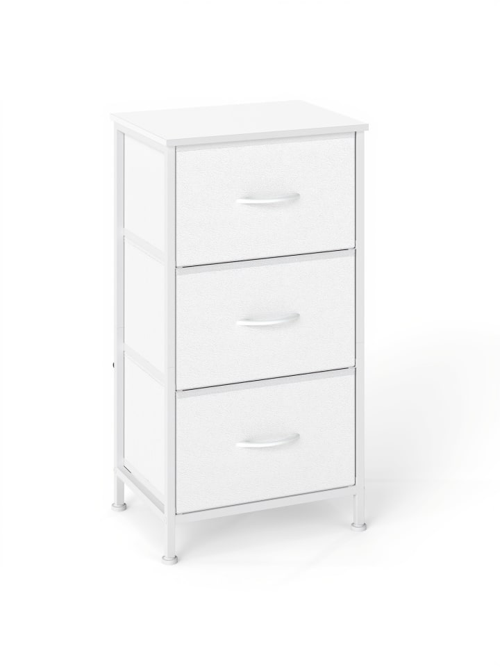 Kommode Bellah in Weiß - (B)39.6 x (H)73.7 x (T)30 cm
