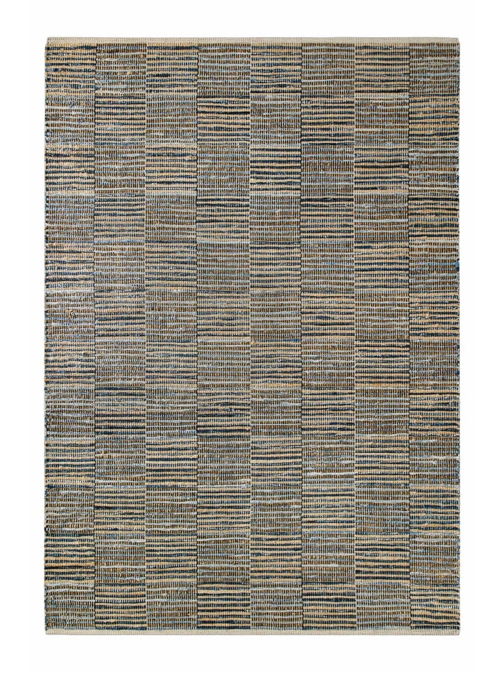 Teppich "Denim Blues" in Denim Blau/Natur