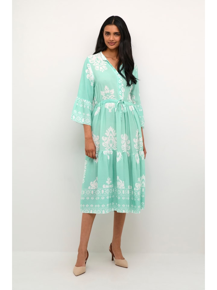 Kleid CRKoren Feminine in Turqouise Wallpaper