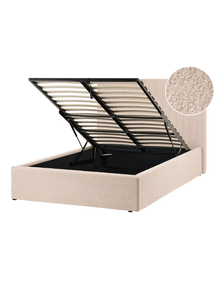 2-tlg Doppelbett VION in Beige