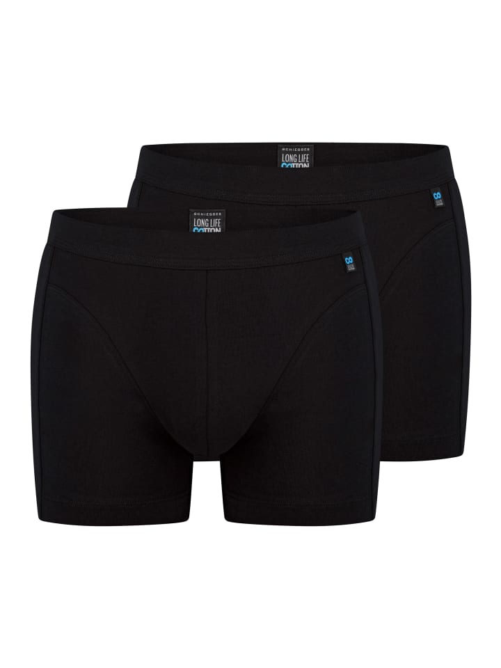 Retro Short / Pant Long Life Cotton in Schwarz