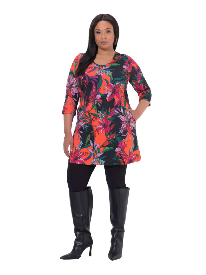 Longshirt in schwarz