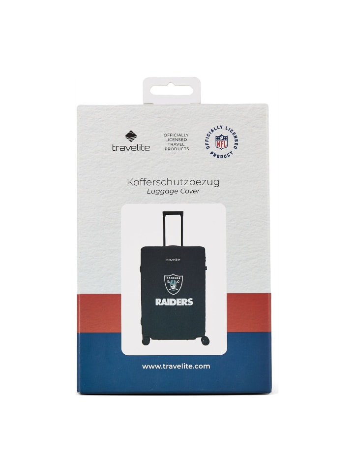 travelite x NFL Kofferschutzhülle 71 cm las vegas raiders