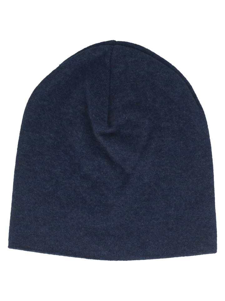 Strickmütze in blau