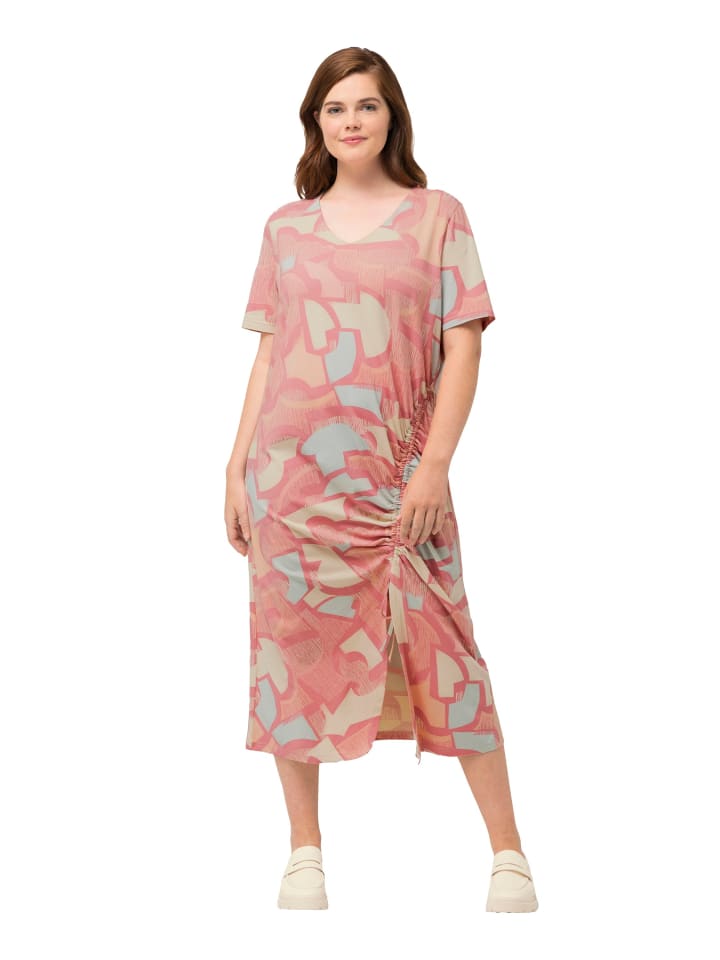 Jerseykleid in zartes altrosa