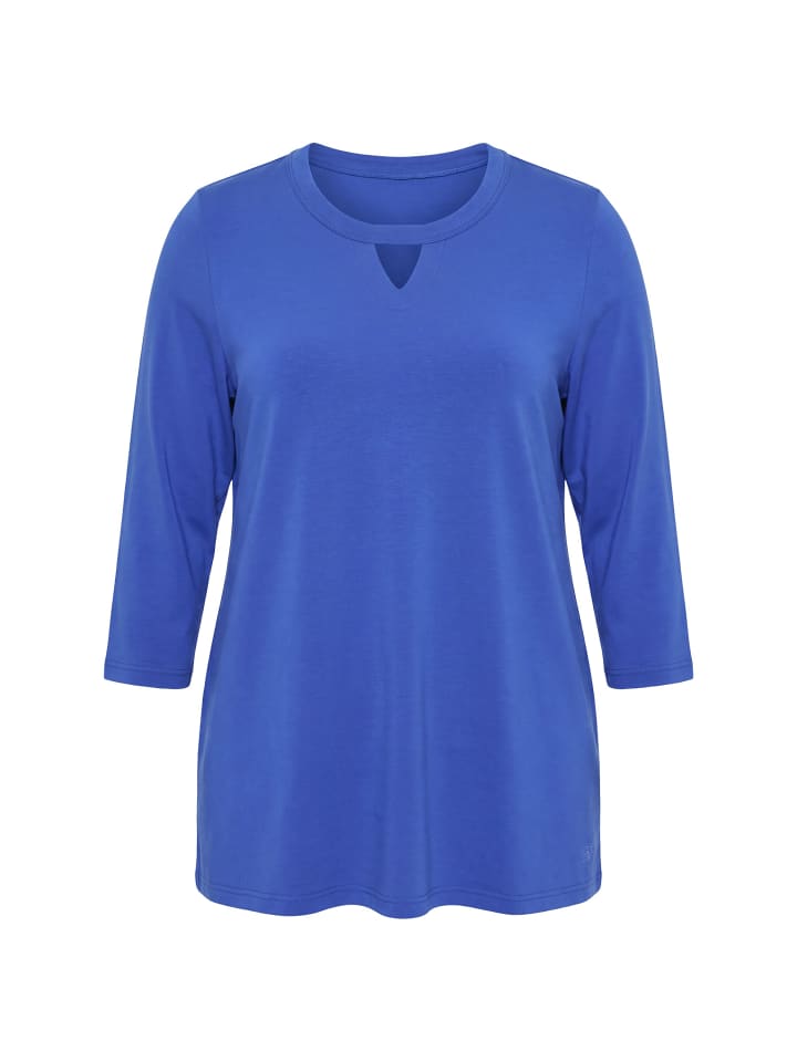 Shirt in azurblau