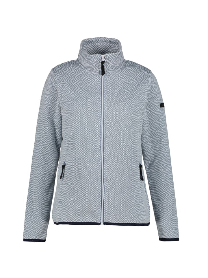 Strickfleecejacke Aulti in hellblau