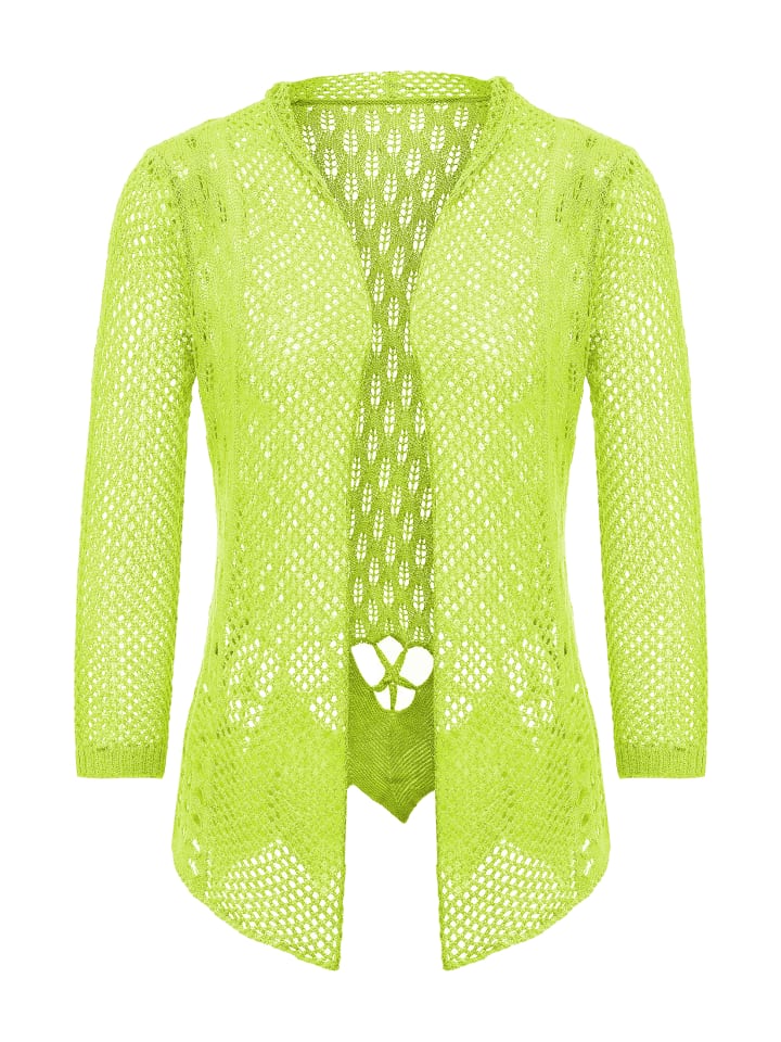 Women Cardigan in Limette