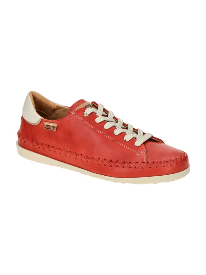 Sportliche Schnürschuhe in Rot