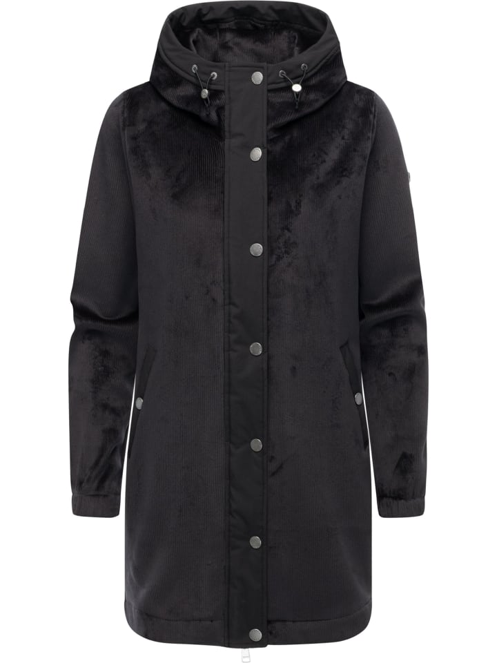 Kurzmantel Cousy Bonded YOUMODO in Black