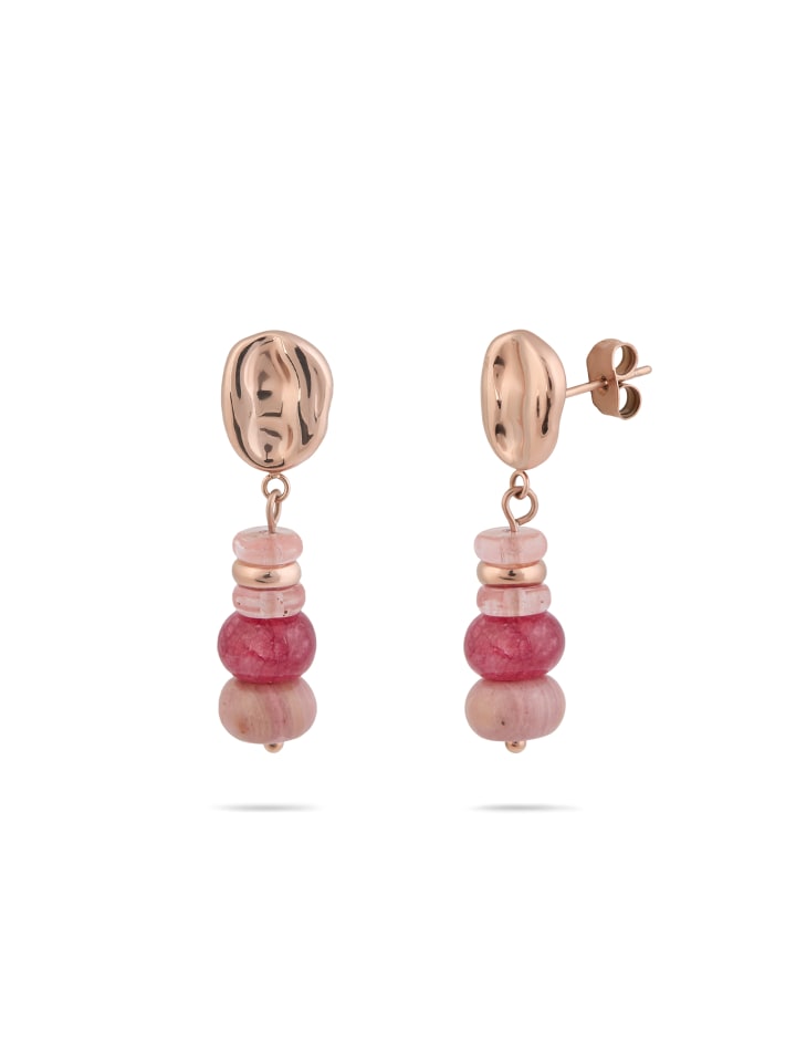 Ohrhänger Natural Stones in roségold