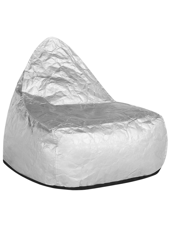2-tlg Sitzsack DROP in Silber