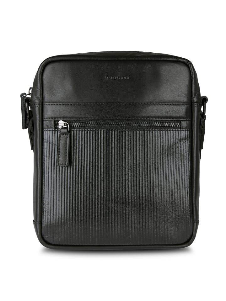 Joel Umhängetasche L Leder 23 cm schwarz