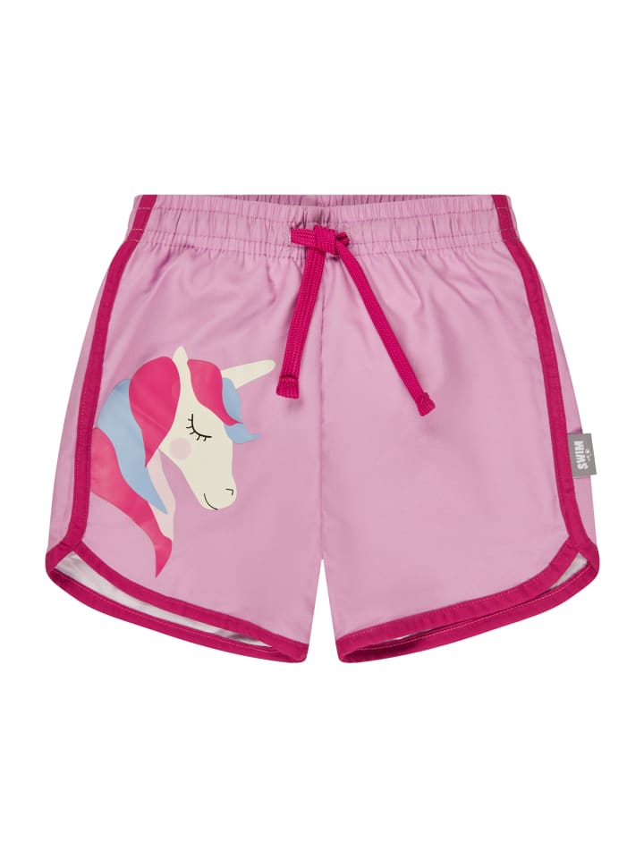 Badeshorts Einhorn in rosa