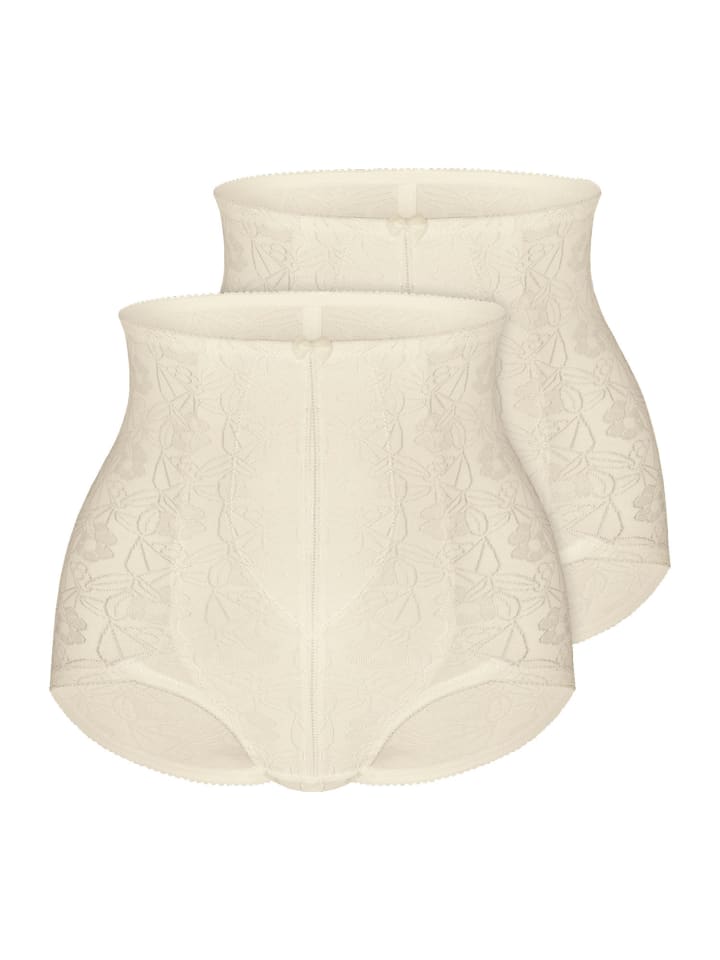 2er Pack Miederhose in champagner
