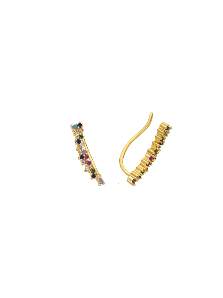 Ohrringe Yionli mit 18 Karat Goldfinish – YIONLI