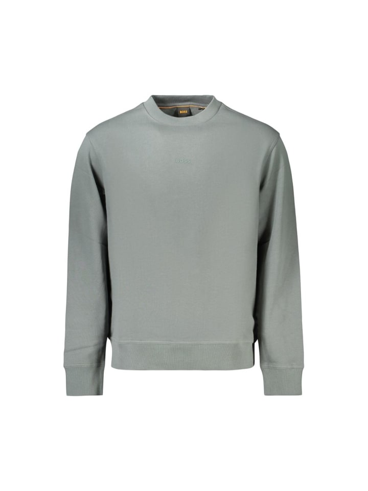Grün Baumwolle Herren Sweatshirt