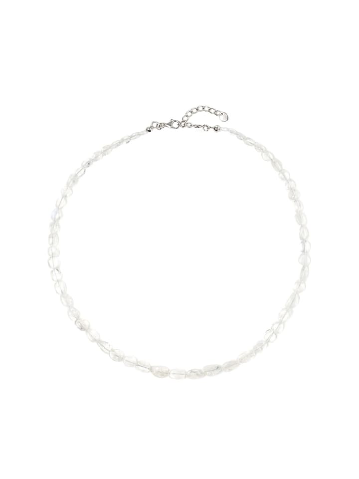Collier "Rainbow Mondstein oval" in Weiß