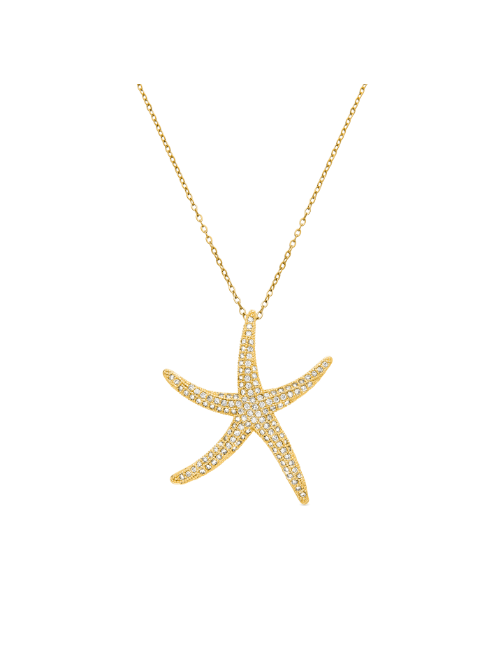 Halskette Sirif mit 18 Karat Gelbgold-Finish – SIRIF