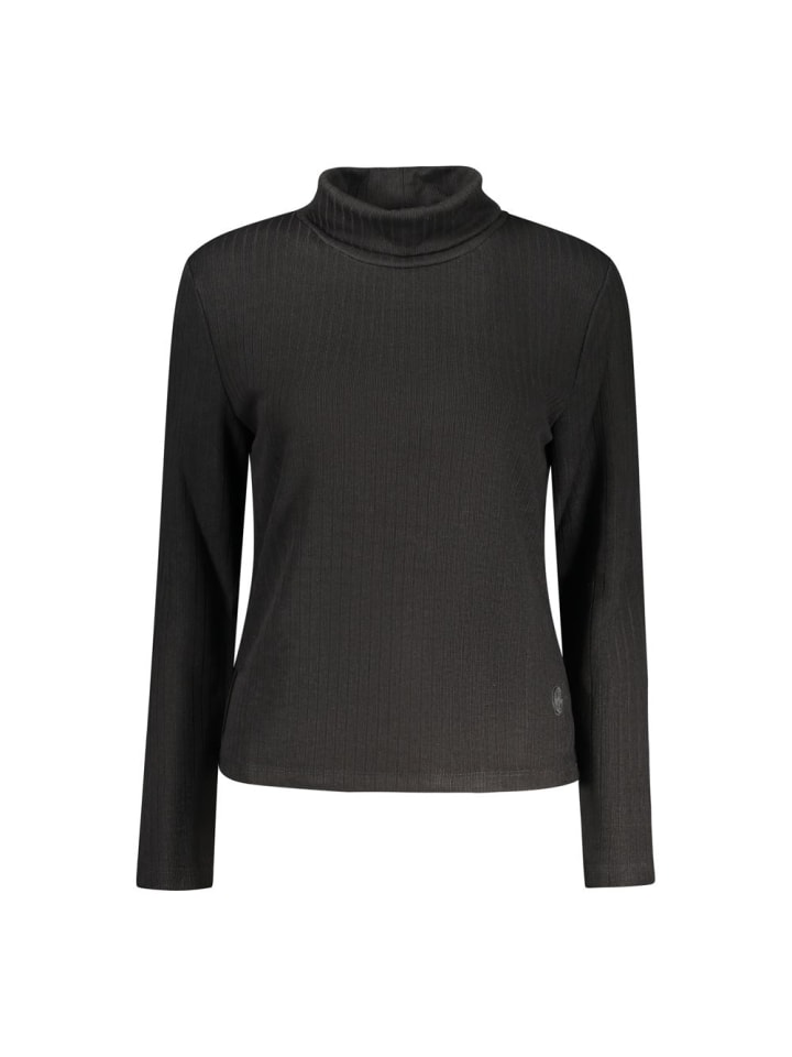 Schwarz Polyester Damen Pullover