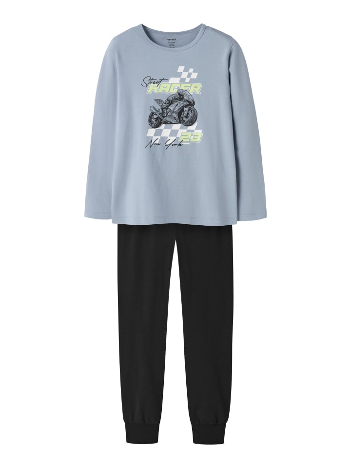 Pyjama Set in Dusty Blue