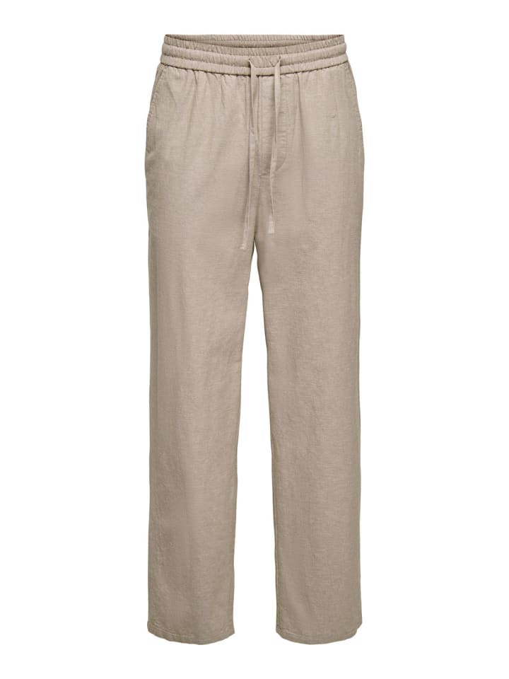 Jogginghose ONSSINUS comfort/relaxed in Braun
