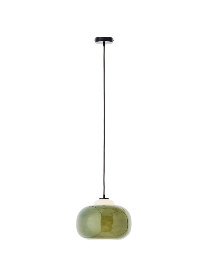 Blop Pendelleuchte 30cm grün Glas/Metall 1x A60, E27, 60 W, Geeignet