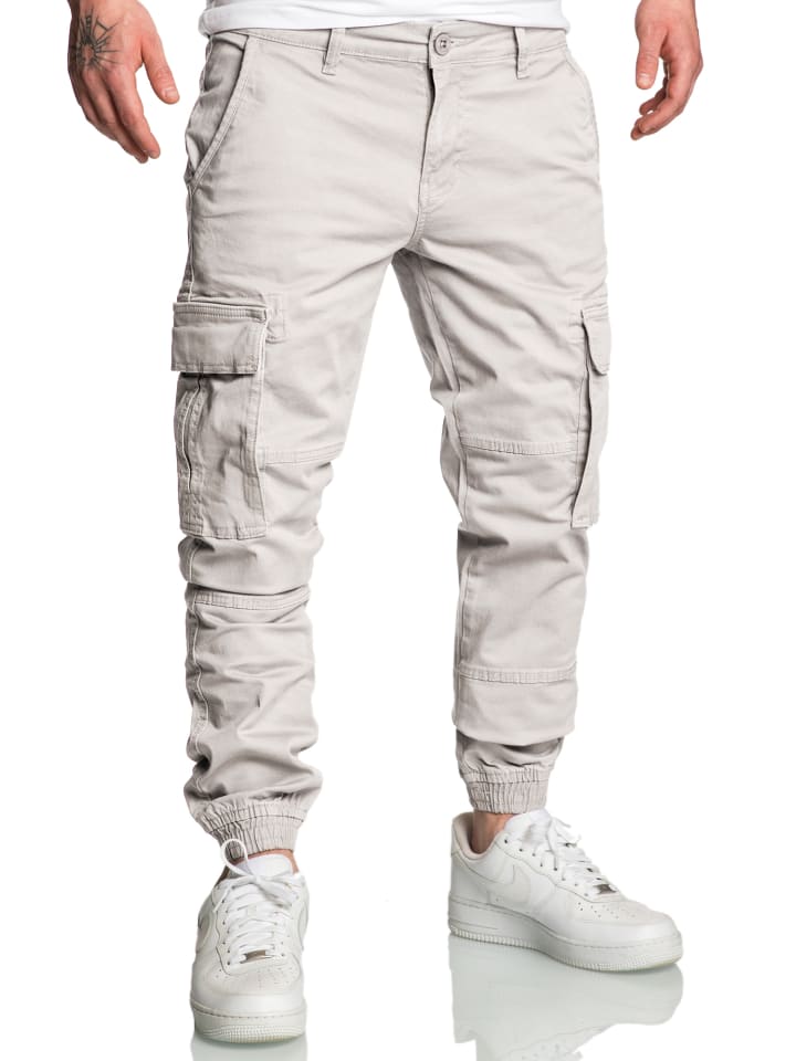Jogger Chino Luke in Hellgrau